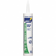 White Lightning - Drywall & Hard Surface Compounds Type: Brick/Mortar Repair Color: Gray - USA Tool & Supply