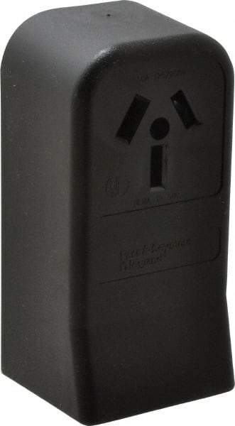 Pass & Seymour - 125/250 VAC, 50 Amp, 10-50R NEMA Configuration, Brown, Industrial Grade, Ungrounded Single Receptacle - 1 Phase, 3 Poles, 3 Wire, Surface Mount - USA Tool & Supply