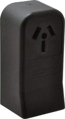 Pass & Seymour - 125/250 VAC, 50 Amp, 10-50R NEMA Configuration, Brown, Industrial Grade, Ungrounded Single Receptacle - 1 Phase, 3 Poles, 3 Wire, Surface Mount - USA Tool & Supply