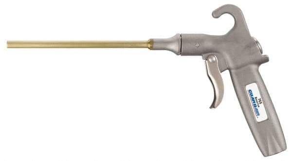 Guardair - 120 Max psi Safety Shield Pistol Grip Blow Gun - 1/4 NPT, 6" Tube Length, Aluminum Body/Brass Extension - USA Tool & Supply