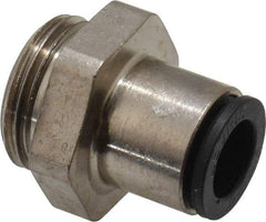 Legris - 8mm Outside Diam, 3/8 BSPP, Nickel Plated Brass Push-to-Connect Tube Male Connector - 290 Max psi - USA Tool & Supply