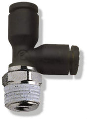 Legris - 12mm OD, 3/8 BSPT, Nylon/Nickel Plated Brass Push-to-Connect Male Run Tee - 290 Max psi - USA Tool & Supply