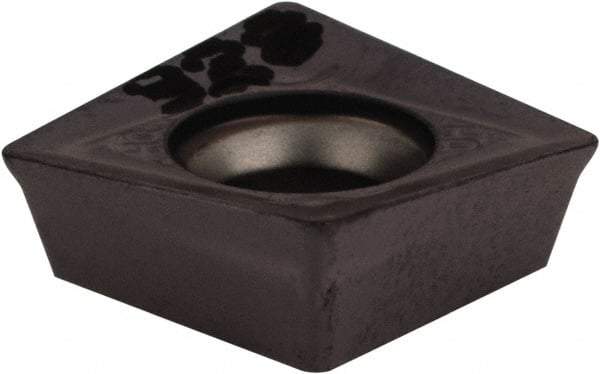 Iscar - XPMT100408 HQ Grade IC928 Carbide Milling Insert - TiAlN Finish, 0.1622" Thick, 0.4016" Inscribed Circle, 0.6mm Corner Radius - USA Tool & Supply
