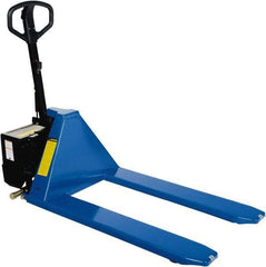 Vestil - 3,000 Lb Capacity, 31-1/2" Lift Portable Tote Lifter - 3-1/2" Min Lift Height, 45" Fork Length x 6-1/2" Fork Width, 26-1/2" Overall Width - USA Tool & Supply