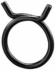 Rotor Clip - 2.31" Wide, Carbon Steel Single Wire Hose Clamp - USA Tool & Supply