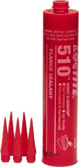 Loctite - 300ml 510 Gasket Eliminator Flange Sealant - -65 to 400°F, Red, Comes in Cartridge - USA Tool & Supply