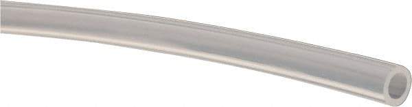 Made in USA - 1/8" ID x 3/16" OD, 1/32" Wall Thickness, Cut to Length (50' Standard Length) PTFE Tube - Translucent, 55 Hardness - USA Tool & Supply