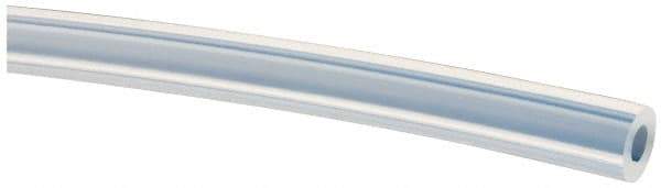 Made in USA - 1/8" ID x 1/4" OD, 1/16" Wall Thickness, Cut to Length (50' Standard Length) PTFE Tube - Translucent, 55 Hardness - USA Tool & Supply