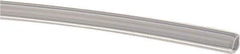 Made in USA - 1/8" ID x 3/16" OD, 1/32" Wall Thickness, Cut to Length (50' Standard Length) PTFE Tube - Translucent, 56 Hardness - USA Tool & Supply