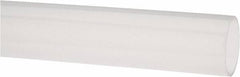 Made in USA - 7/8" ID x 31/32" OD, 3/64" Wall Thickness, Cut to Length (50' Standard Length) PTFE Tube - Translucent, 56 Hardness - USA Tool & Supply