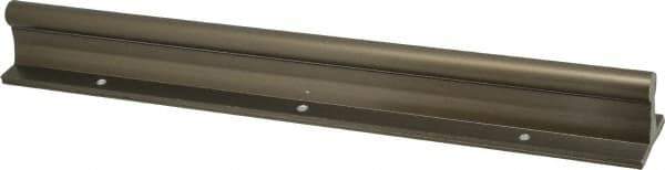 Pacific Bearing - 1/2" Shaft Diam, 1-1/2" Base Width, Ceramic Coated, Aluminum Shaft, Aluminum Rail, Round Shaft Assemblies - 0.17" Mounting Hole Diam, 12" Long - USA Tool & Supply