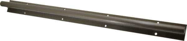 Pacific Bearing - 3/4" Shaft Diam, 1-3/4" Base Width, Ceramic Coated, Aluminum Shaft, Aluminum Rail, Round Shaft Assemblies - 0.221" Mounting Hole Diam, 24" Long - USA Tool & Supply
