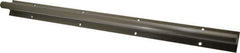 Pacific Bearing - 3/4" Shaft Diam, 1-3/4" Base Width, Ceramic Coated, Aluminum Shaft, Aluminum Rail, Round Shaft Assemblies - 0.221" Mounting Hole Diam, 24" Long - USA Tool & Supply