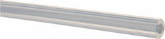 Made in USA - 1/8" ID x 1/4" OD, 1/16" Wall Thickness, Cut to Length (50' Standard Length) PTFE Tube - Translucent, 56 Hardness - USA Tool & Supply