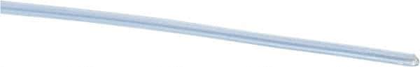 Made in USA - 1/64" ID x 0.033" OD, Cut to Length (500' Standard Length) PTFE Tube - Natural White, 60 Hardness - USA Tool & Supply