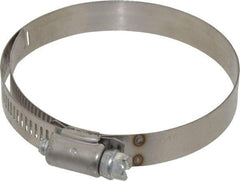 IDEAL TRIDON - SAE Size 44, 2-5/16 to 3-1/4" Diam, Stainless Steel Shielded Worm Drive Clamp - Material Grade 201, Series 613 - USA Tool & Supply