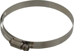 IDEAL TRIDON - SAE Size 60, 3-9/16 to 4-1/4" Diam, Stainless Steel Shielded Worm Drive Clamp - Material Grade 301, Series 615 - USA Tool & Supply