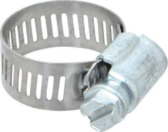 IDEAL TRIDON - SAE Size 10, 9/16 to 1-1/16" Diam, Carbon Steel Worm Drive Clamp - 1/2" Wide, Series 600 - USA Tool & Supply