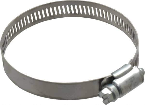 IDEAL TRIDON - SAE Size 40, 2-1/16 to 3" Diam, Carbon Steel Worm Drive Clamp - 1/2" Wide, Series 600 - USA Tool & Supply