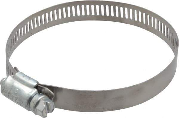 IDEAL TRIDON - SAE Size 44, 2-5/16 to 3-1/4" Diam, Carbon Steel Worm Drive Clamp - 1/2" Wide, Series 600 - USA Tool & Supply