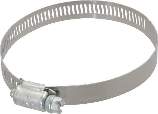 IDEAL TRIDON - SAE Size 48, 2-9/16 to 3-1/2" Diam, Carbon Steel Worm Drive Clamp - 1/2" Wide, Series 600 - USA Tool & Supply