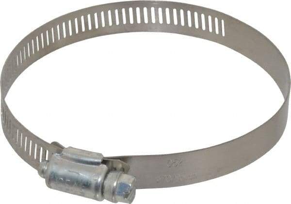 IDEAL TRIDON - SAE Size 52, 2-13/16 to 3-3/4" Diam, Carbon Steel Worm Drive Clamp - 1/2" Wide, Series 600 - USA Tool & Supply