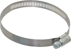 IDEAL TRIDON - SAE Size 56, 3-1/16 to 4" Diam, Carbon Steel Worm Drive Clamp - 1/2" Wide, Series 600 - USA Tool & Supply