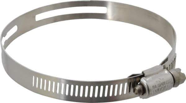 IDEAL TRIDON - SAE Size 60, 3-5/16 to 4-1/4" Diam, Carbon Steel Worm Drive Clamp - 1/2" Wide, Series 600 - USA Tool & Supply