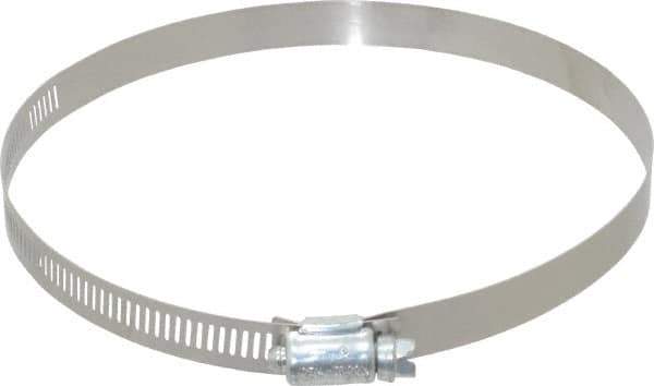 IDEAL TRIDON - SAE Size 88, 4-1/16 to 6" Diam, Carbon Steel Worm Drive Clamp - 1/2" Wide, Series 600 - USA Tool & Supply