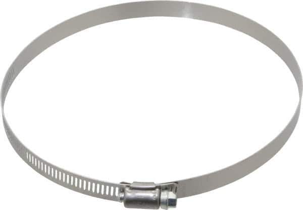 IDEAL TRIDON - SAE Size 104, 5 to 7" Diam, Carbon Steel Worm Drive Clamp - 1/2" Wide, Series 600 - USA Tool & Supply