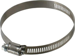 IDEAL TRIDON - SAE Size 56, 3-1/16 to 4" Diam, Stainless Steel Worm Drive Clamp - 1/2" Wide, Material Grade 201, Series 611 - USA Tool & Supply