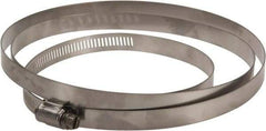 IDEAL TRIDON - SAE Size 270, 15-3/8 to 17-3/8" Diam, Stainless Steel Worm Drive Clamp - 1/2" Wide, Material Grade 201/305, Series 620 - USA Tool & Supply