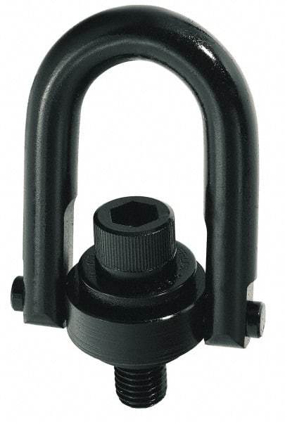 American Drill Bushing - 51,000 kg Rated Load Capacity , M90 x 6.0 Thread Size Safety Engineered - 178 mm Thread Length, 4 Inch Radius, 561.09 mm Ring Height, 235.71 mm Ring Opening, 368.3 mm Ring Width, 196.85 mm Mount Surface Diameter - USA Tool & Supply