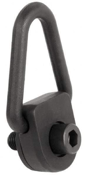 American Drill Bushing - 4,200 kg. Load Limit, Side Pull Hoist Ring - M24x3.0 Thread Size, 1-3/4 Inch Diameter Ring - USA Tool & Supply