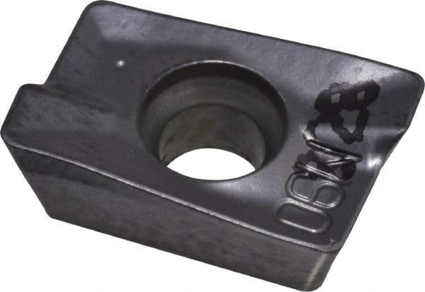 Iscar - HM90 ADKT1505 Grade IC928 Carbide Milling Insert - TiAlN Finish, 0.2303" Thick, 0.8mm Corner Radius - USA Tool & Supply