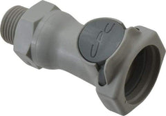 CPC Colder Products - 3/8" Nominal Flow, 3/8 NPT Thread, Female, Inline Threaded-Female Socket - 60 Max psi, 32 to 230°F, Polypropylene Coupling, EPDM O-Ring - USA Tool & Supply