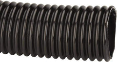 Kuriyama of America - 4" ID x 4.76" OD, 35 Max psi, Full In. Hg, Dry Material Handling & Transfer Hose - Polyurethane, 6" Bend Radius, 100' Coil Length, Black - USA Tool & Supply