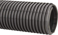 Kuriyama of America - 6" ID x 6.81" OD, 30 Max psi, 28 In. Hg, Dry Material Handling & Transfer Hose - Polyurethane, 12" Bend Radius, 100' Coil Length, Black - USA Tool & Supply