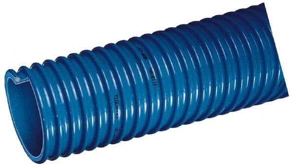 Kuriyama of America - 2-1/2" ID x 3.07" OD, 40 Max psi, Full In. Hg, Dry Material Handling & Transfer Hose - Polyurethane, 3" Bend Radius, 100' Coil Length, Black - USA Tool & Supply