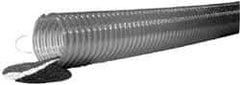 Kuriyama of America - 3" ID x 3.7" OD, 40 Max psi, Full In. Hg, Dry Material Handling & Transfer Hose - Polyurethane, 9" Bend Radius, 60' Coil Length, Clear - USA Tool & Supply