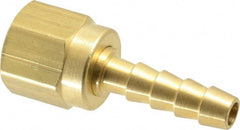 Dixon Valve & Coupling - 1/2 UNF Thread, 1/4 Inch Hose, Hose Barb x Female 45° SAE/37° JIC Swivel Connector - USA Tool & Supply