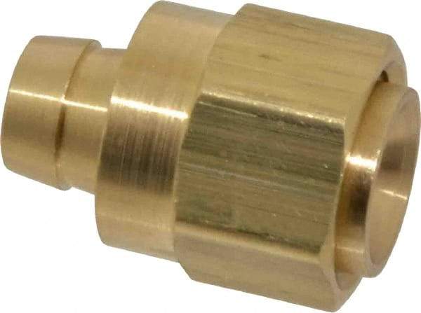 Dixon Valve & Coupling - 3/4 UNF Thread Hose Barb x Female 45° SAE/37° JIC Swivel Connector - 1/2" ID Hose x 1/2" OD Hose, Brass - USA Tool & Supply