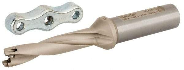 Iscar - 0.433 to 0.449" Diam, 5xD, 1.3" Max Depth, 5/8" Shank Diam, Replaceable Tip Drill - IDI Insert, 11 Seat Size, DCM Toolholder, Series ChamDrill - USA Tool & Supply