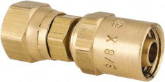 Dixon Valve & Coupling - 3/8 NPSM, Reusable Hose Female Swivel Fitting - 3/8" Hose ID x 5/8" Hose OD - USA Tool & Supply