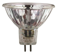 Philips - 50 Watt Halogen Commercial/Industrial 2 Pin Lamp - 3,100°K Color Temp, 850 Lumens, 12 Volts, Dimmable, MR16, 3,000 hr Avg Life - USA Tool & Supply