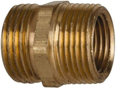 Cerro - 3/4 MGHT & 3/4 MPT Garden Hose Fitting - Brass, Male Hose to Male Pipe Connector - USA Tool & Supply