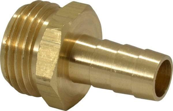 Dixon Valve & Coupling - 3/4 NH Garden Hose Fitting - Brass, Short Shank Male Connector - USA Tool & Supply