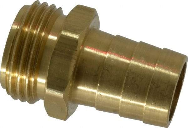 Dixon Valve & Coupling - 3/4 NH Garden Hose Fitting - Brass, Short Shank Male Connector - USA Tool & Supply