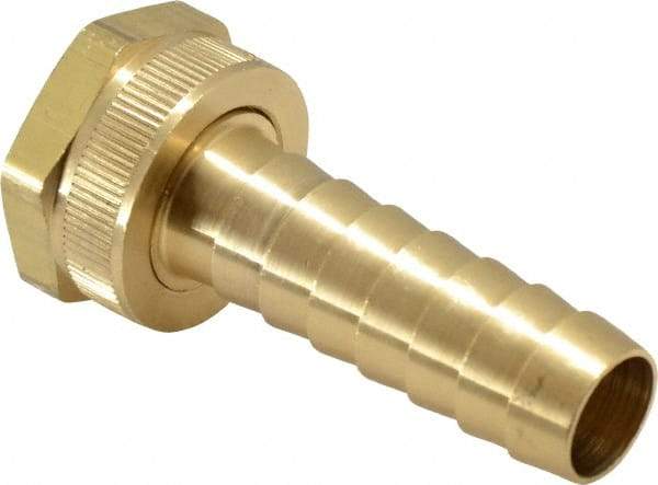 Dixon Valve & Coupling - 3/4 NH Garden Hose Fitting - Brass, Long Shank Female Swivel Connector - USA Tool & Supply