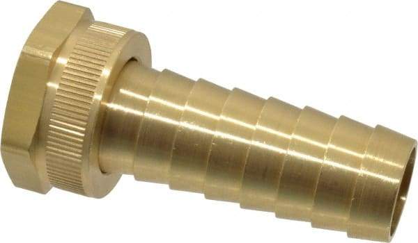 Dixon Valve & Coupling - 3/4 NH Garden Hose Fitting - Brass, Long Shank Female Swivel Connector - USA Tool & Supply